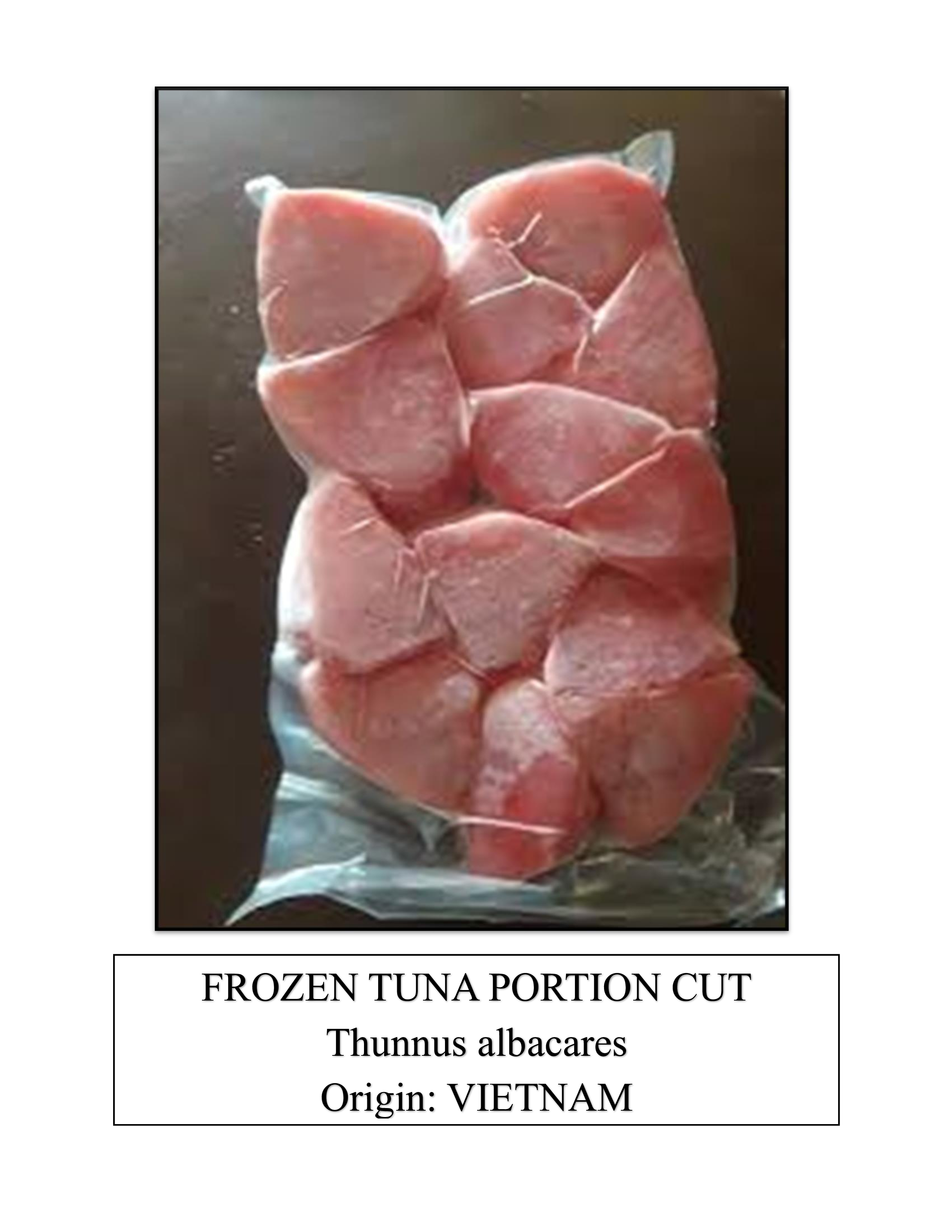Frozen Tuna Portion Cut